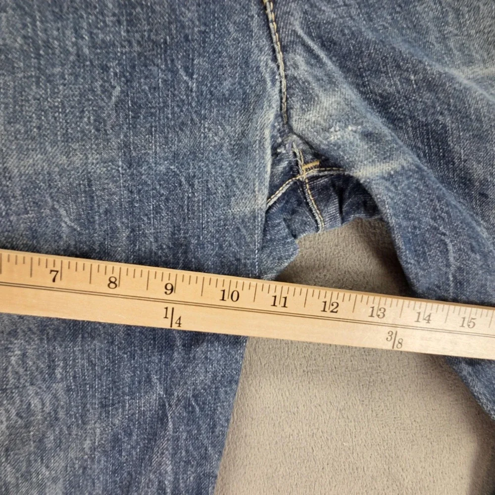 Vintage Levis Engineered Jeans Mens 32x32 Blue Twisted Button Fly Medium Wash